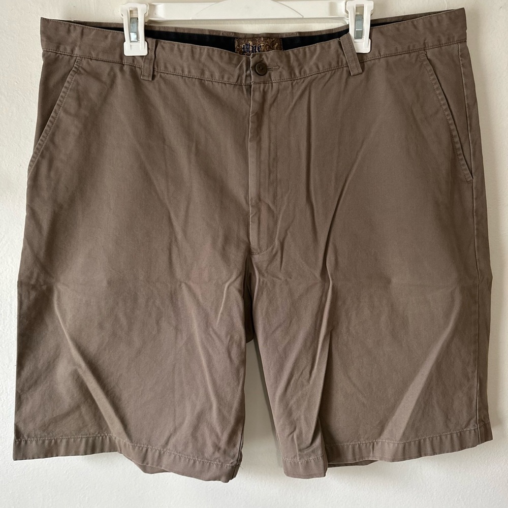 Blue By Pronto Dark Tan/Light Brown Chino Shorts Size 40